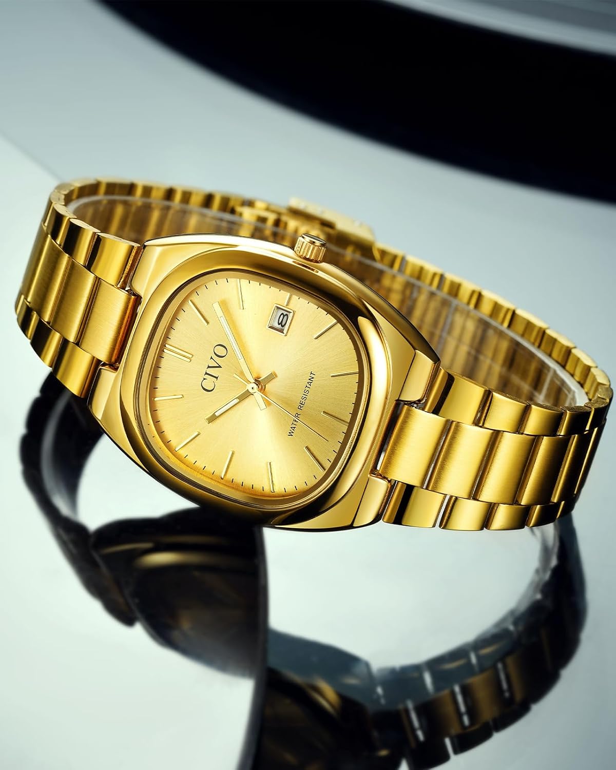 Thumbnail 4 de CIVO Klassische Herrenarmbanduhr – Edelstahl, Datum