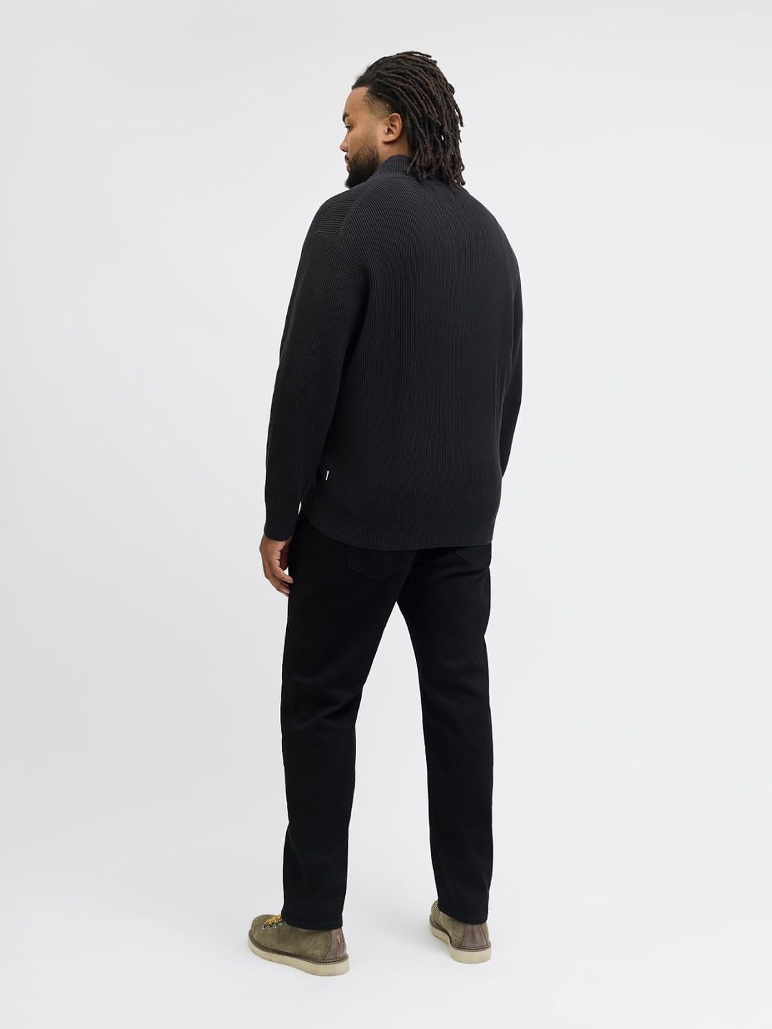 Detalle de JACK & JONES Jjeperfect Knit Zip Cardigan da uomo