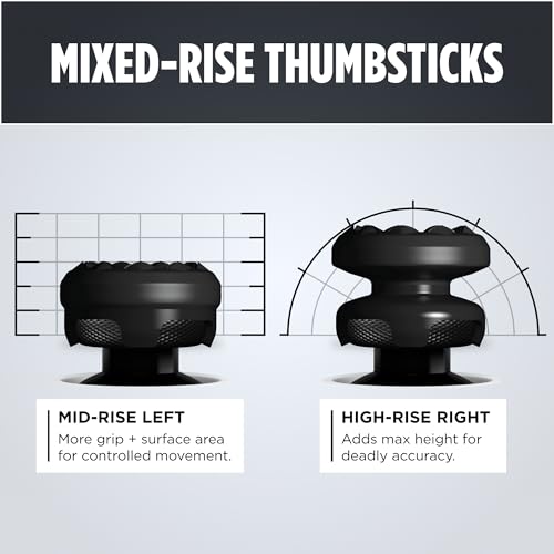 Detalle de KontrolFreek FPS Freek Galaxy Black for Xbox One & Series X Controller — 2 Thumbsticks (High-Rise + Mid-Rise)
