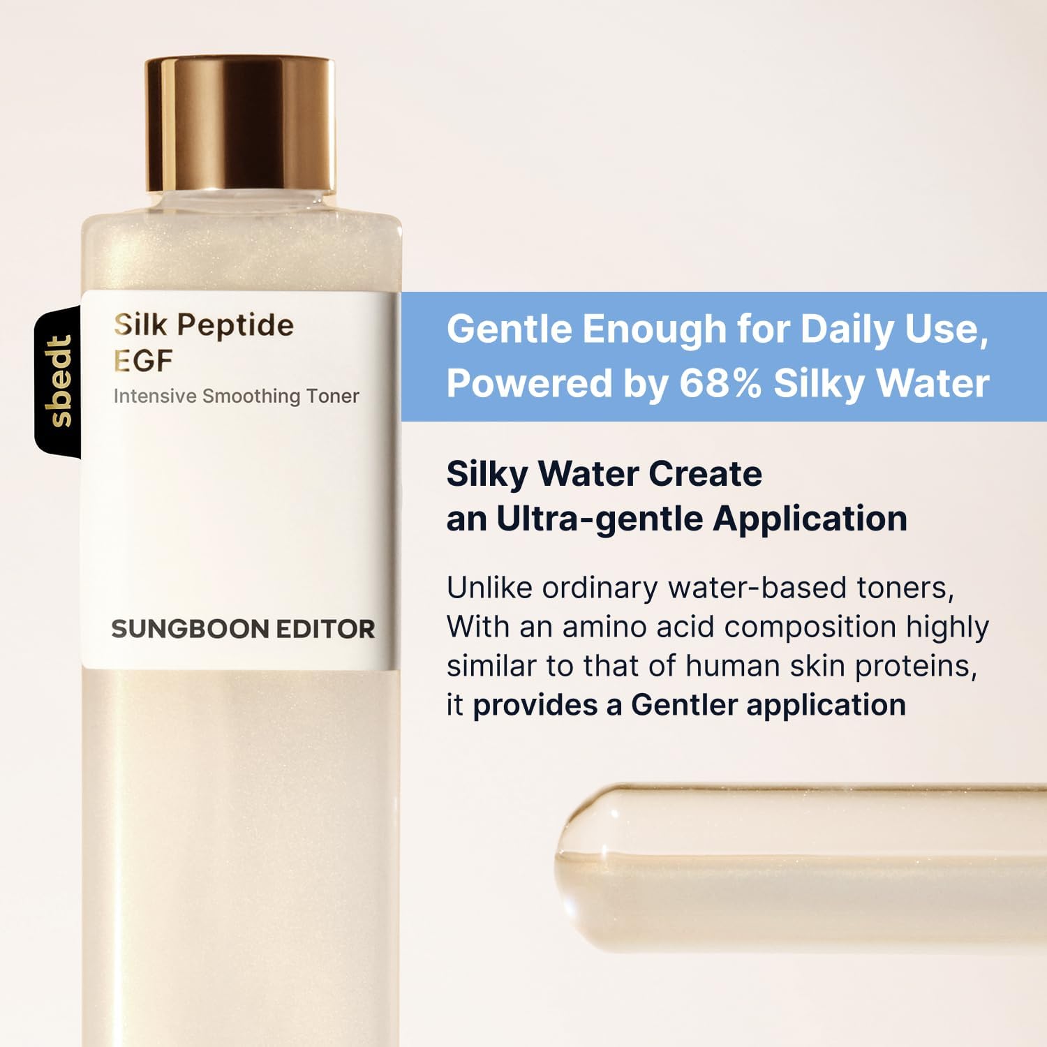 Thumbnail 6 de SUNGBOON EDITOR 8800253029030 Silk Peptide EGF Toner, 300 mL Face & Body