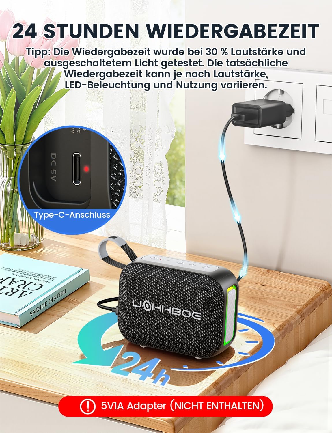 Thumbnail 6 de UOHHBOE DB N7A Bluetooth Lautsprecher 24h
