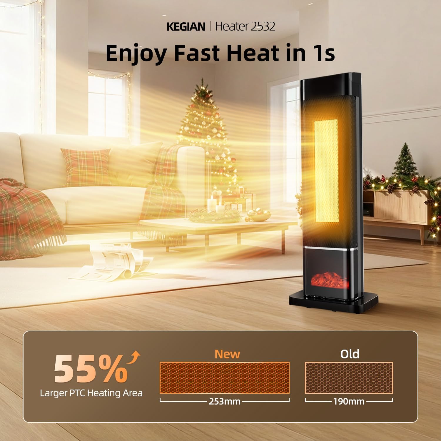 Thumbnail 1 de KEGIAN Space Heater 1500W