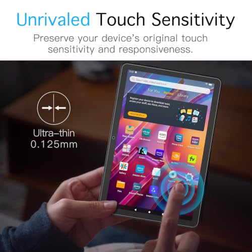 Detalle 2 de MoKo 3 Pack AntiGlare Screen Protector for 10.1" Fire HD 10 (13th/11th Gen)