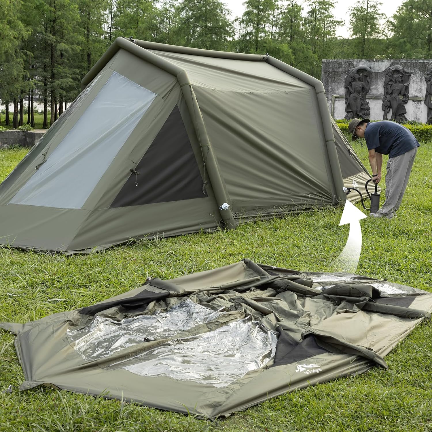 Detalle 2 de Night Cat Inflatable Tent 8‑Man ⛺