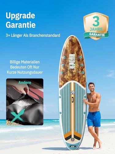 Detalle 2 de Niphean Stand Up Paddling Board mit Sitz – 200 kg Tragkraft, inkl. komplettes Zubehörset