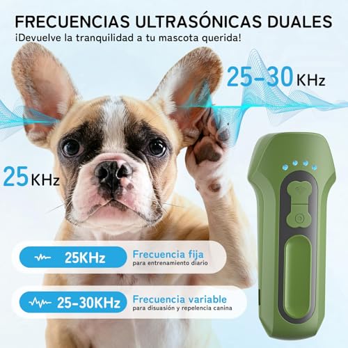 Detalle de Holercoco Ahuyentador de Perros Ultrasónico: entrenamiento humano y eficaz a 50 pies