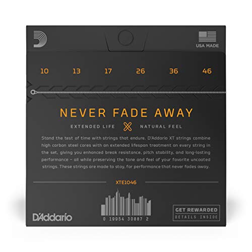 Detalle 2 de D'Addario XT Nickel Coated Electric Strings XTE1046, 10-46, 6-String