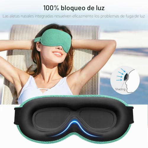 Thumbnail 1 de Gritin Antifaz para Dormir 3D – máscara de dormir anti-luz para mujer y hombre