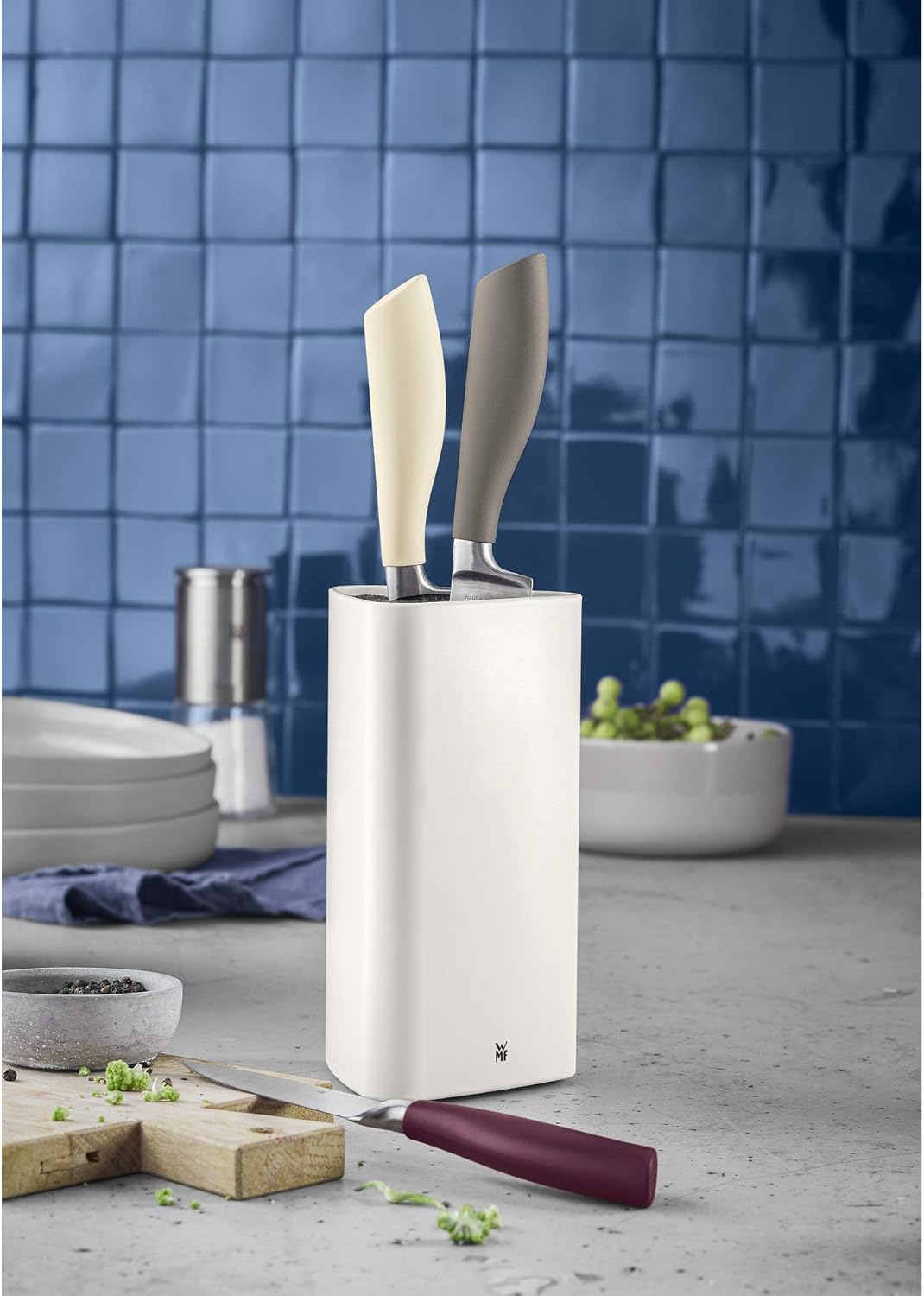 Detalle 2 de WMF Elements Joy - Juego de Cuchillos y Bloque 🍴