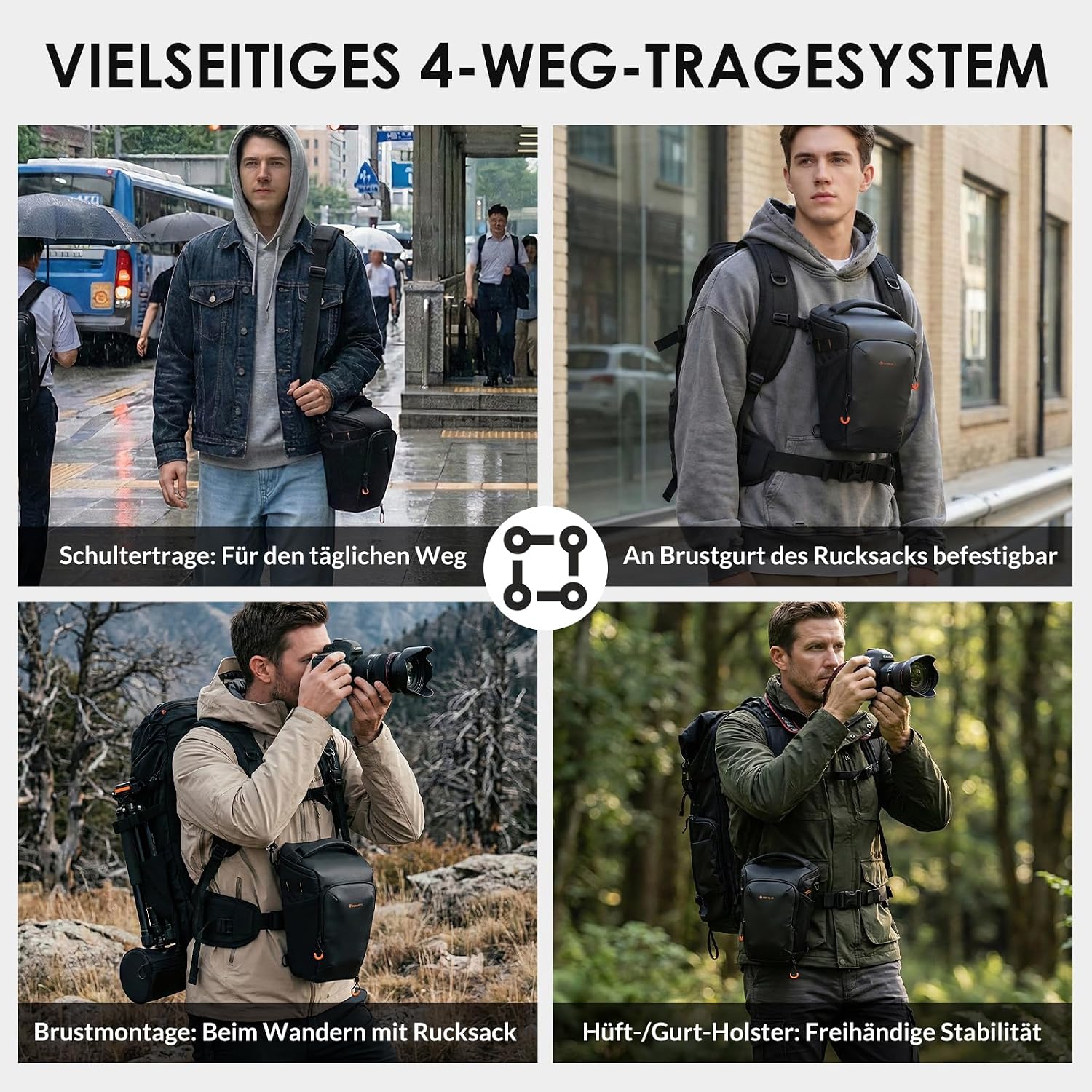 Thumbnail 2 de TARION Kameratasche Spiegelreflex Kamera Tasche