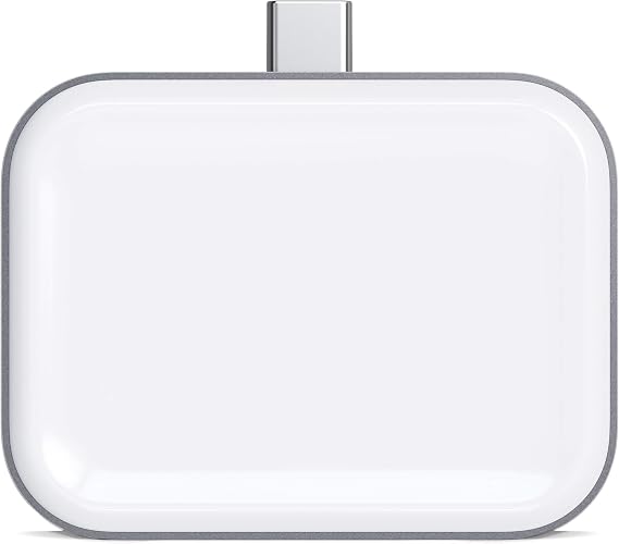 Detalle de SATECHI Estación de Carga Inalámbrica USB-C para AirPods Pro ⚡
