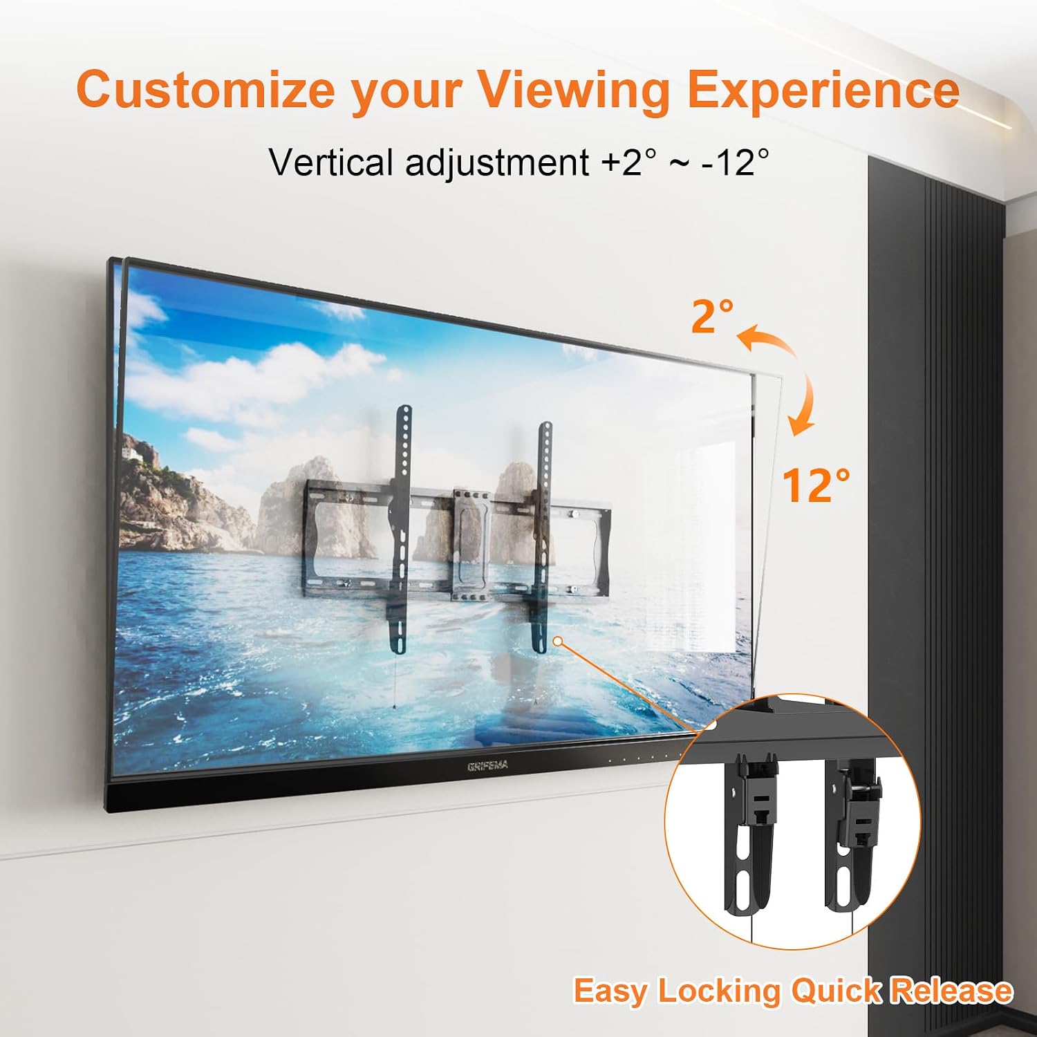 Detalle de GRIFEMA TV Wall Mount 37–82-Inch