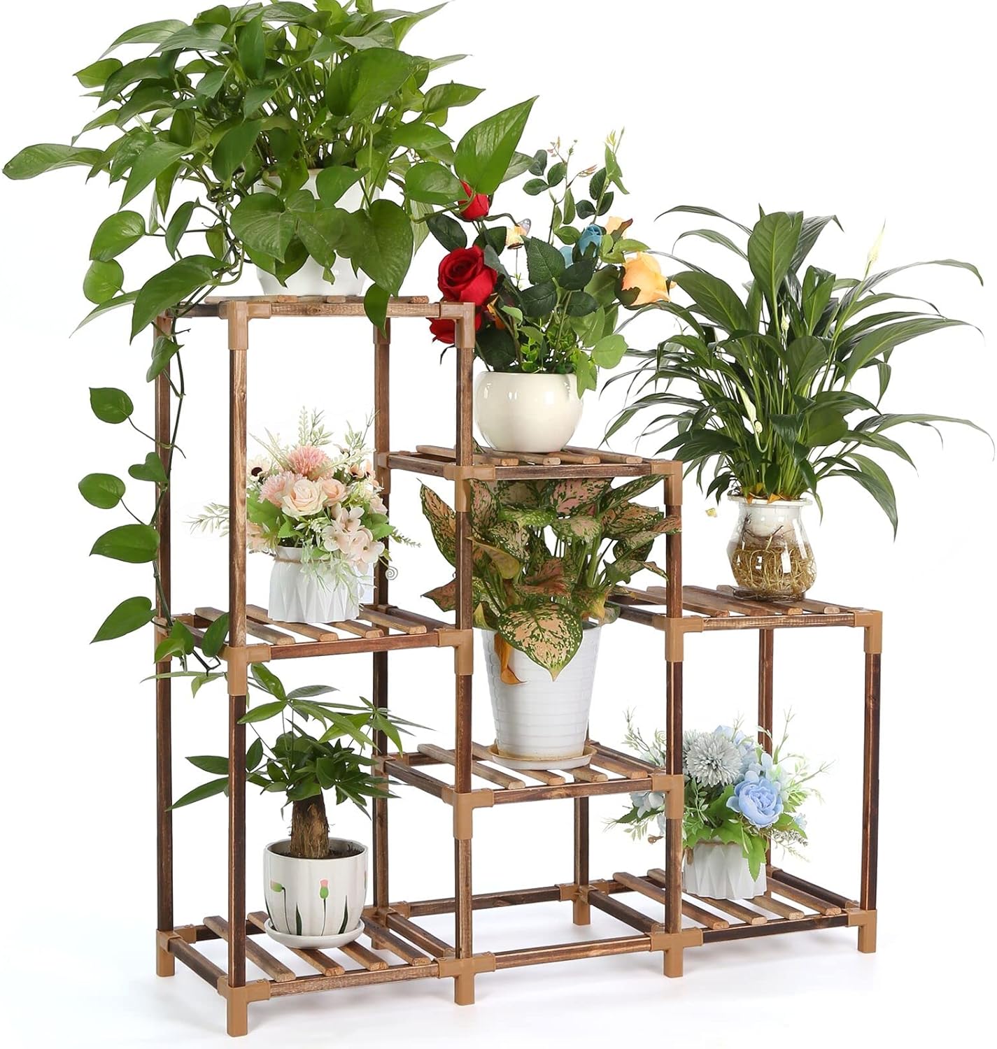 Estantería de madera 7 niveles para macetas