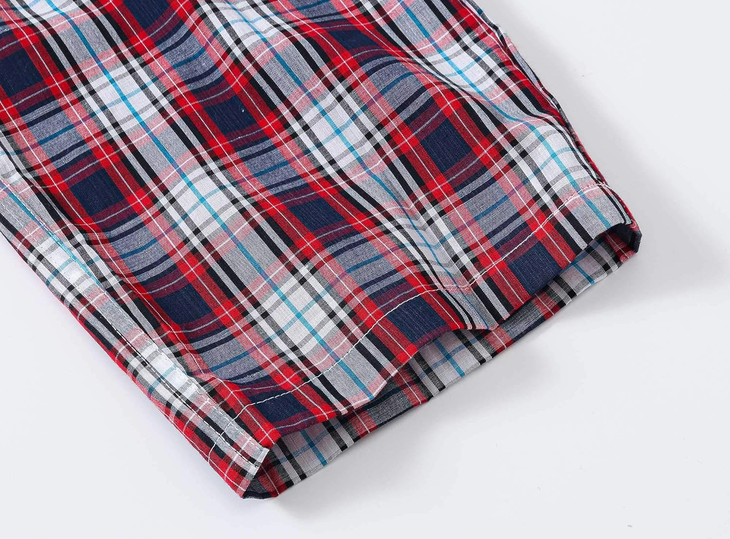 Thumbnail 6 de MoFiz Homme Bas de Pyjama en Carreaux — Pantalon Long Léger en Coton et Polyester