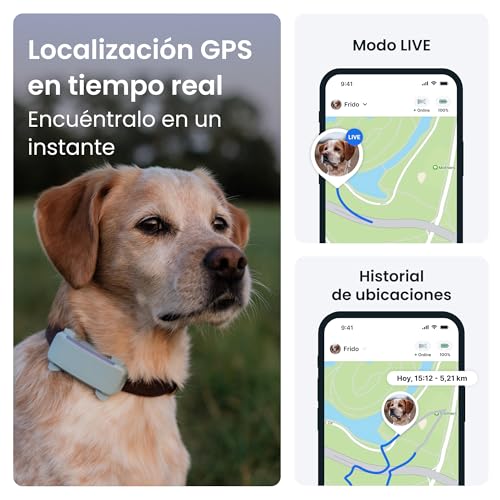 Thumbnail 1 de Tractive GPS perros 2025 Edición — Localización en tiempo real, salud y alertas de fuga