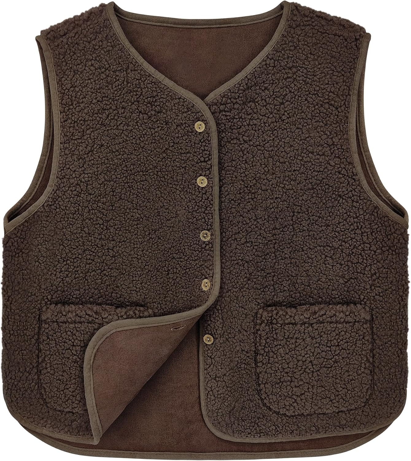 Detalle de Teddy Fleece Weste Damen 2 Größen