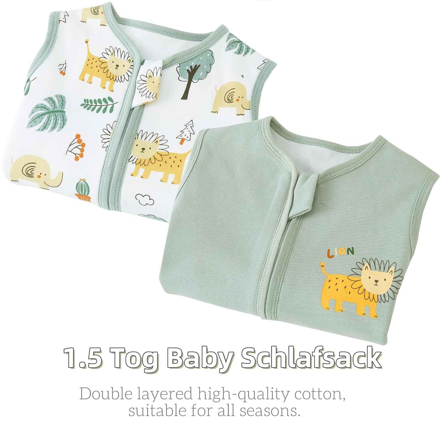 Thumbnail 1 de Chilsuessy Schlafsack Sommer mit Füßen 80 cm