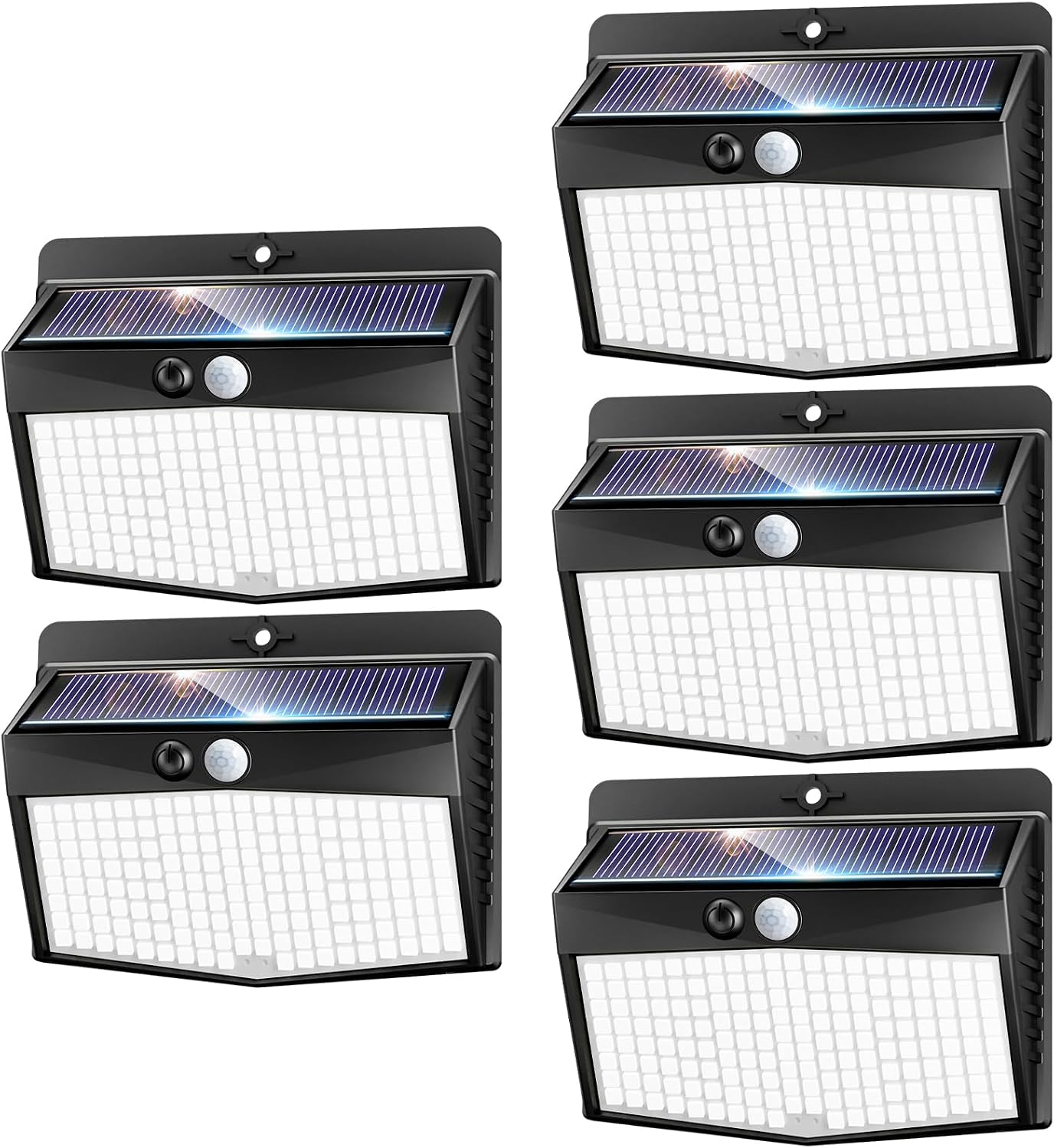 Detalle de nipify Solarlampen 5er Set 168 LEDs