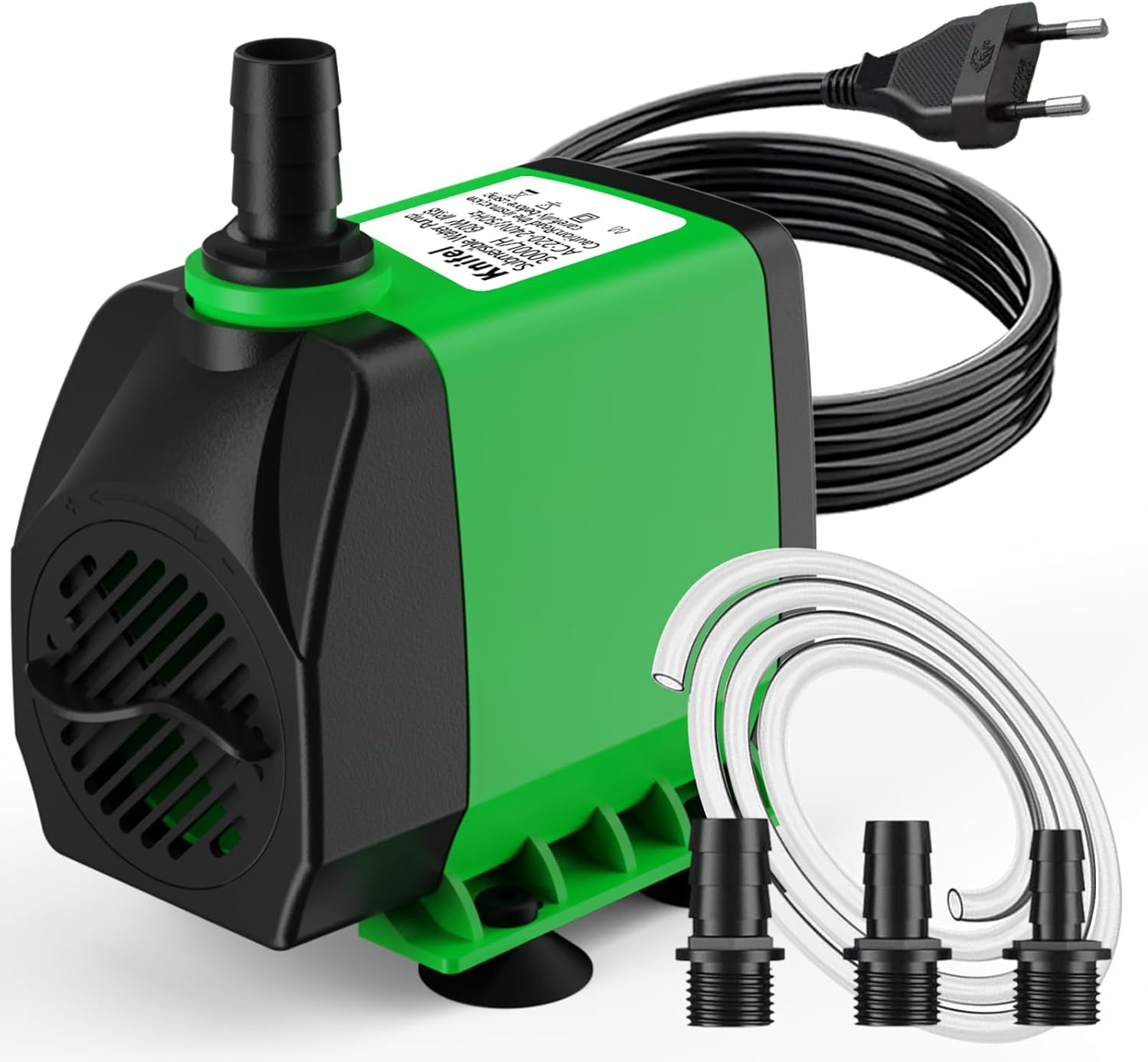 Thumbnail 6 de Knifel Springbrunnenpumpe 10W 600L/H – leise, geschützt vor Überhitzung, 1,5 m Kabel