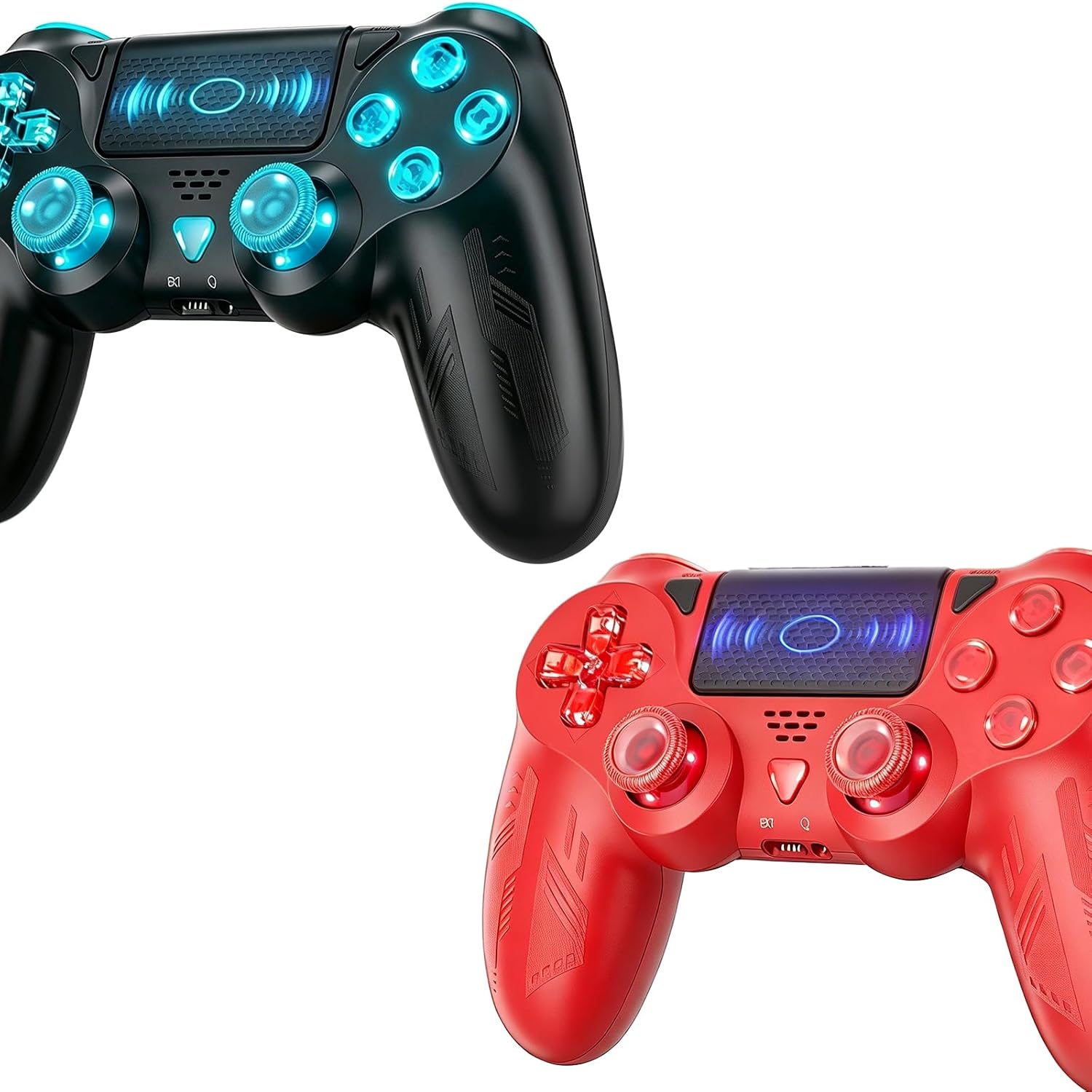 Detalle de Dinosoo 2-Pack Wireless Controller for PS4/Pro/Slim/PC