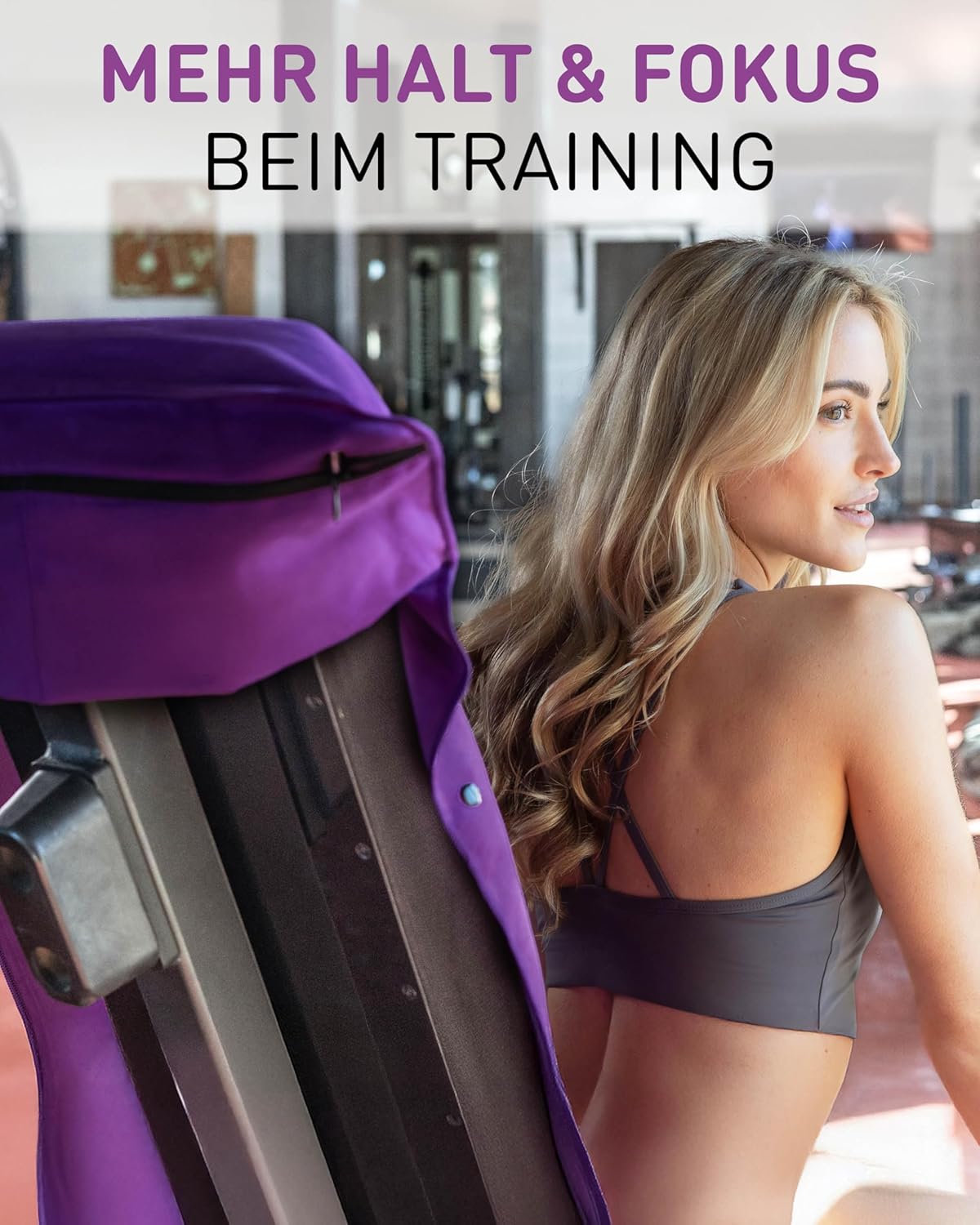 Thumbnail 1 de Fit-Flip Fitness Handtuch aus Mikrofaser – Magnetclip und Reißverschluss-Tasche