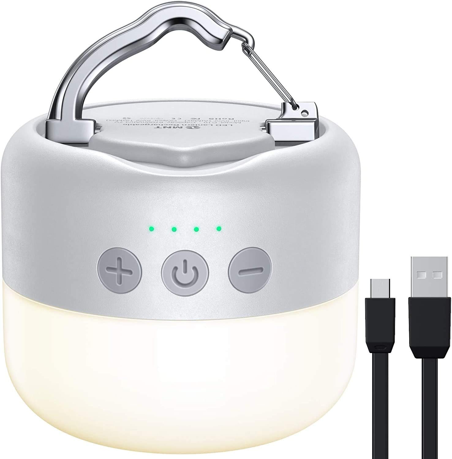 Thumbnail 6 de Campinglampe LED Camping-Laterne USB aufladbar (5200 mAh) mit 4 Modi, stufenlosem Dimmen & Magnet