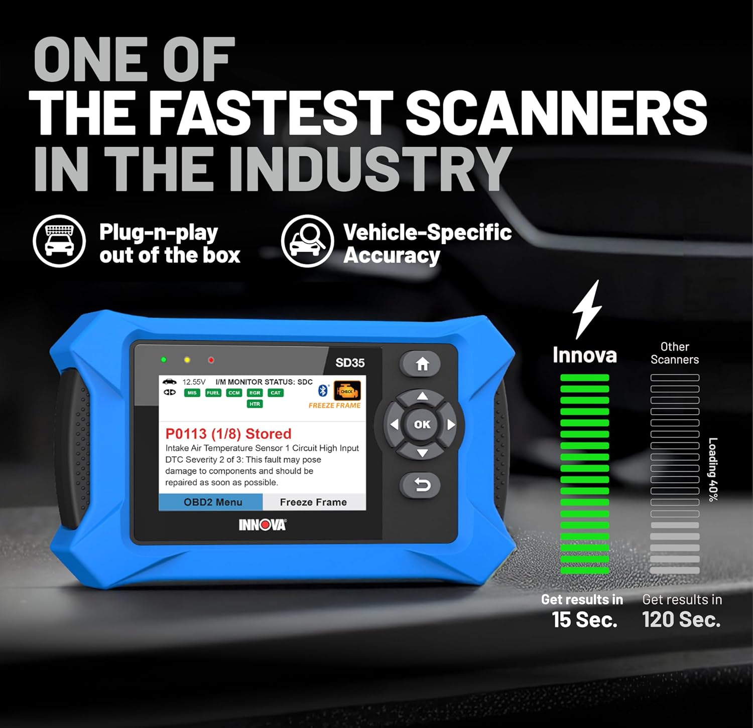 Detalle de Innova OBD2 scanner SD35
