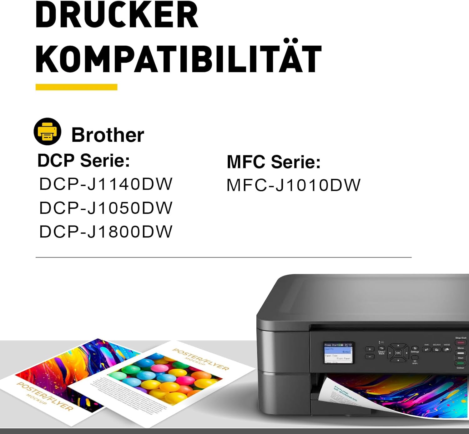 Detalle 2 de DOREINK LC421XL 8er-Pack Tintenpatronen đź–¨