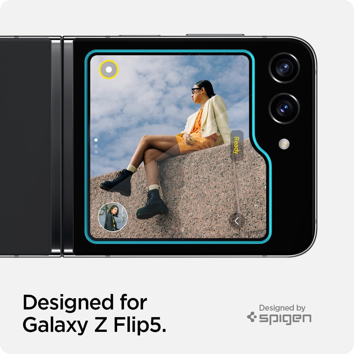Thumbnail 2 de Spigen Glas.tR EZ Fit Protector Pantalla para Z Flip 5