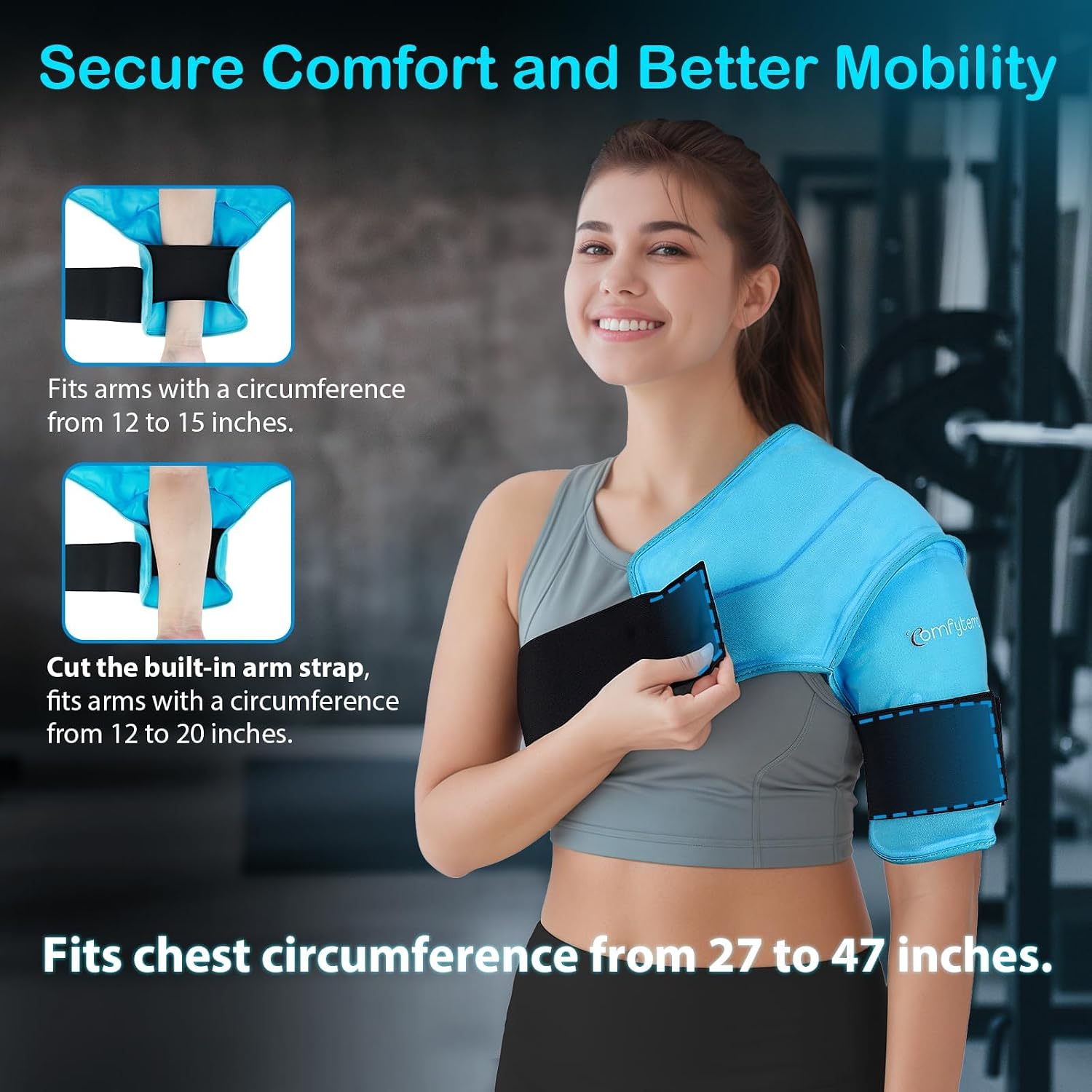Thumbnail 5 de Comfytemp 3D Contoured Shoulder Ice Pack Wrap