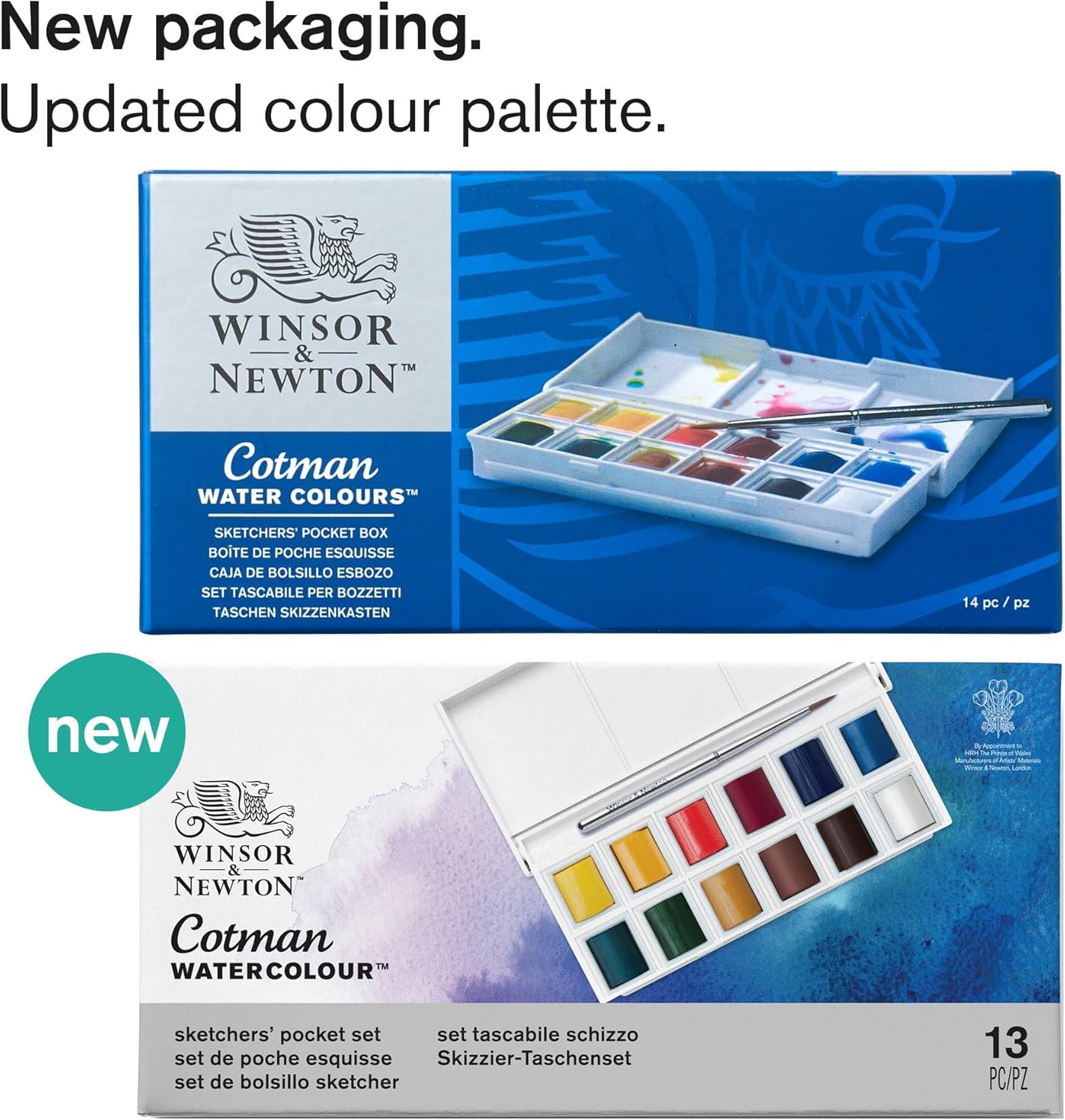 Thumbnail 1 de Winsor & Newton Cotman Sketchers Pocket Set 12 half pans 🎨