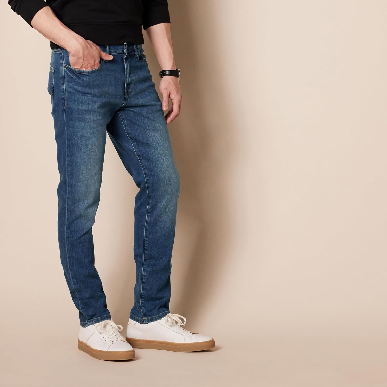 Detalle de Amazon Essentials Slim-Fit-Comfort-Stretchjeans 32L