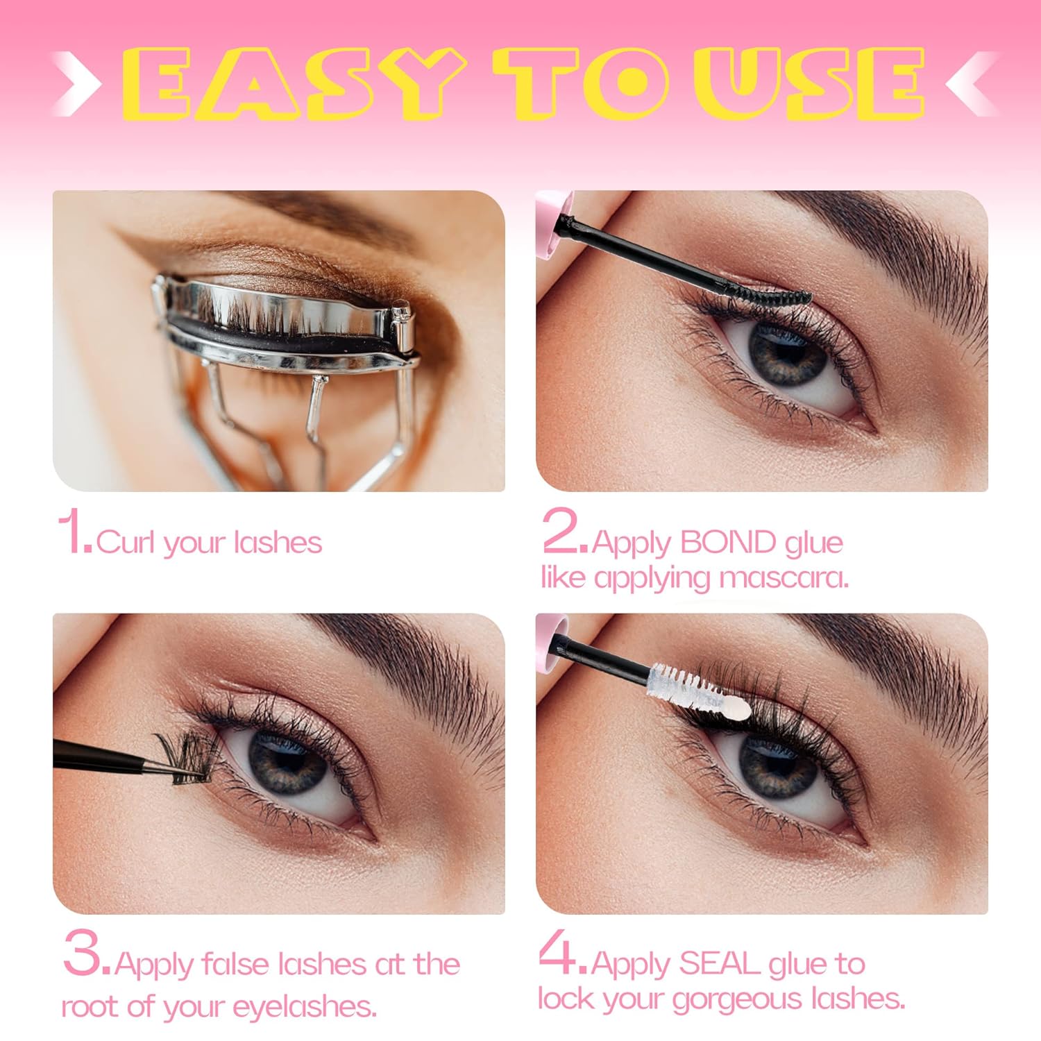 Thumbnail 2 de Mavphnee 2-in-1 Lash Glue Bond & Seal for DIY Cluster Lashes (Waterproof, Strong Hold)