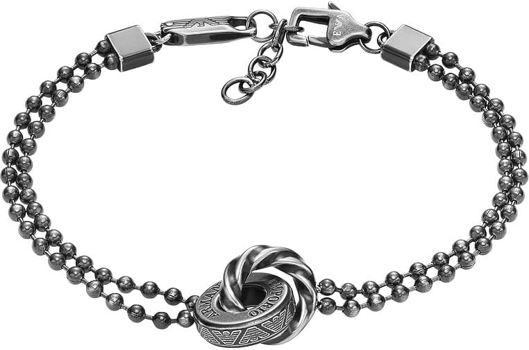 Thumbnail 6 de Emporio Armani Herrenarmband aus Edelstahl – Bi-Color-Finish, gebürstet, Karabinerverschluss