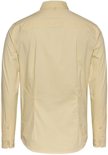 Thumbnail 6 de Tommy Jeans Camisa Hombre Original Stretch Shirt Slim Fit en Amarillo Custard Cream (XS)