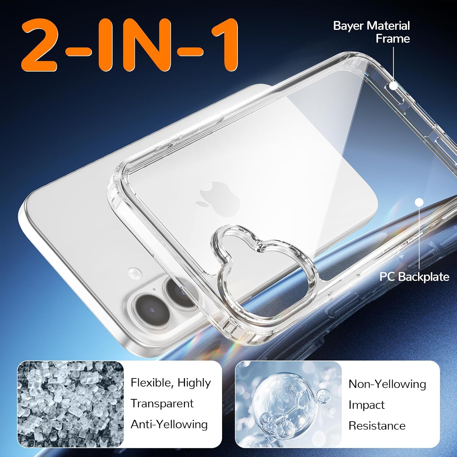 Detalle 2 de Voyahülle Clear Case for iPhone 17 Ultra Thin