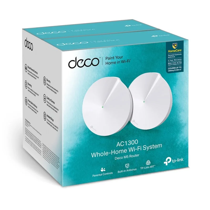 Thumbnail 2 de TP-Link Deco M5 2 Pack AC1300 Sistema WiFi Mesh 400 m²
