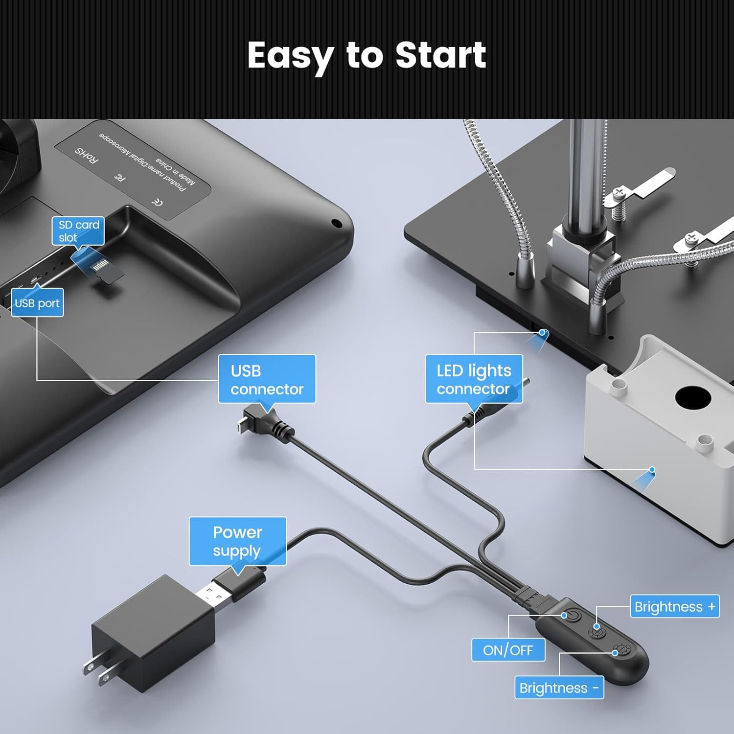 Thumbnail 6 de Andonstar AD210 10.1 Inch Digital Microscope