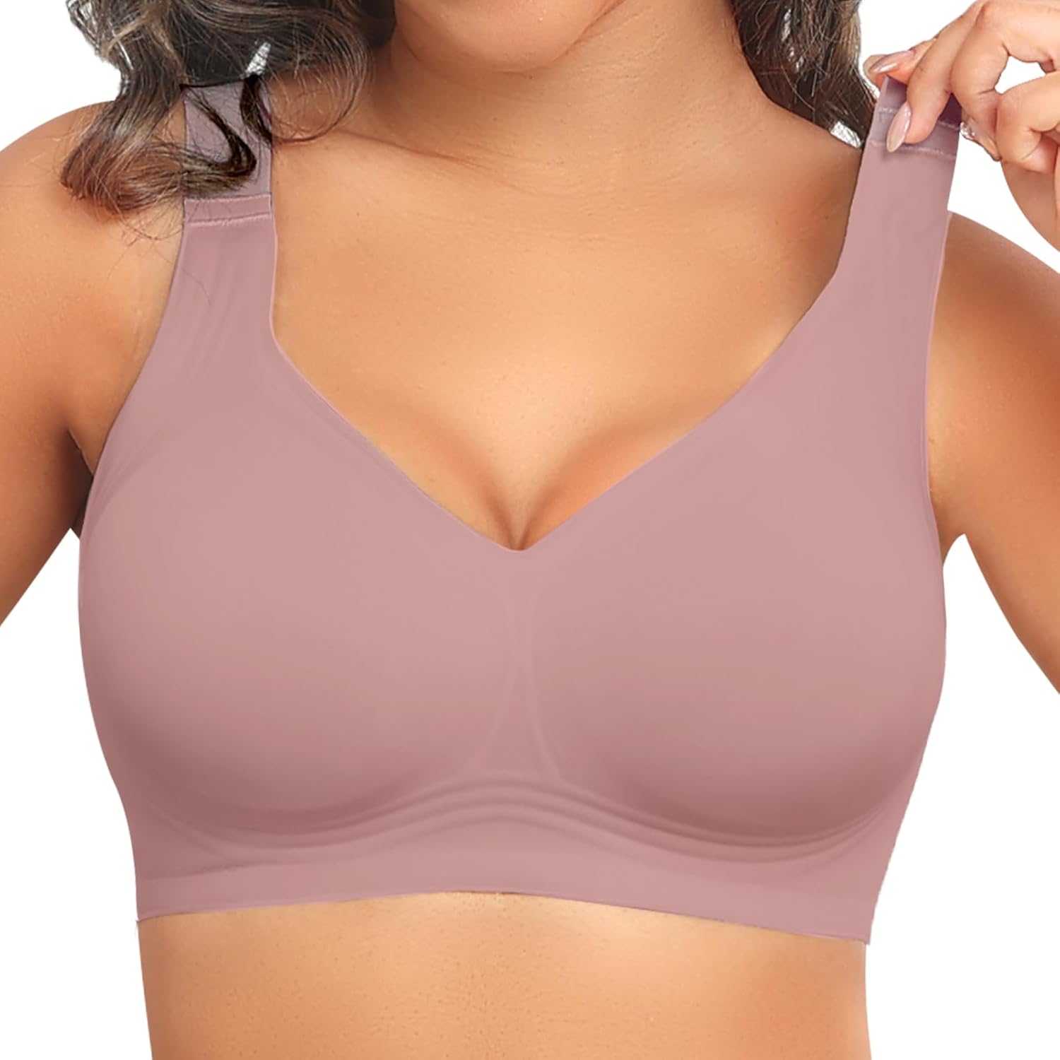 Detalle de PoseFree Seamless Wireless Bra 360° Support 🎀