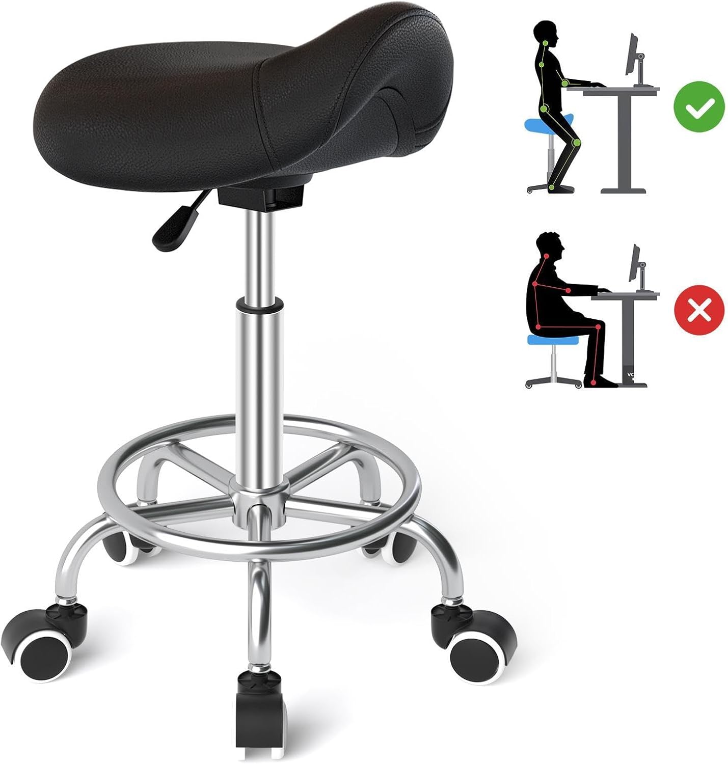 Detalle de Sattelhocker Ergonomisch 40cm Sitzkissen