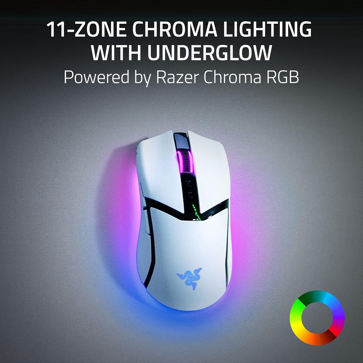 Thumbnail 3 de Razer Cobra Pro wireless gaming mouse (white) with RGB, 30K DPI optical sensor and 8K Hz HyperSpeed