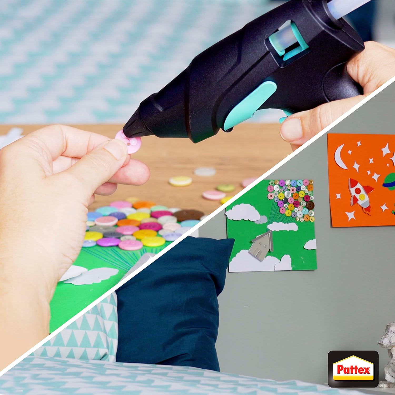 Thumbnail 3 de Pattex Made at Home Heißklebepistole – Set mit 1 Pistole und 6 Klebesticks (11 mm)