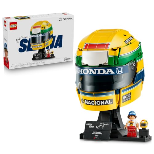 Detalle de LEGO Editions Casco Ayrton Senna – Kit de Construcción 43024