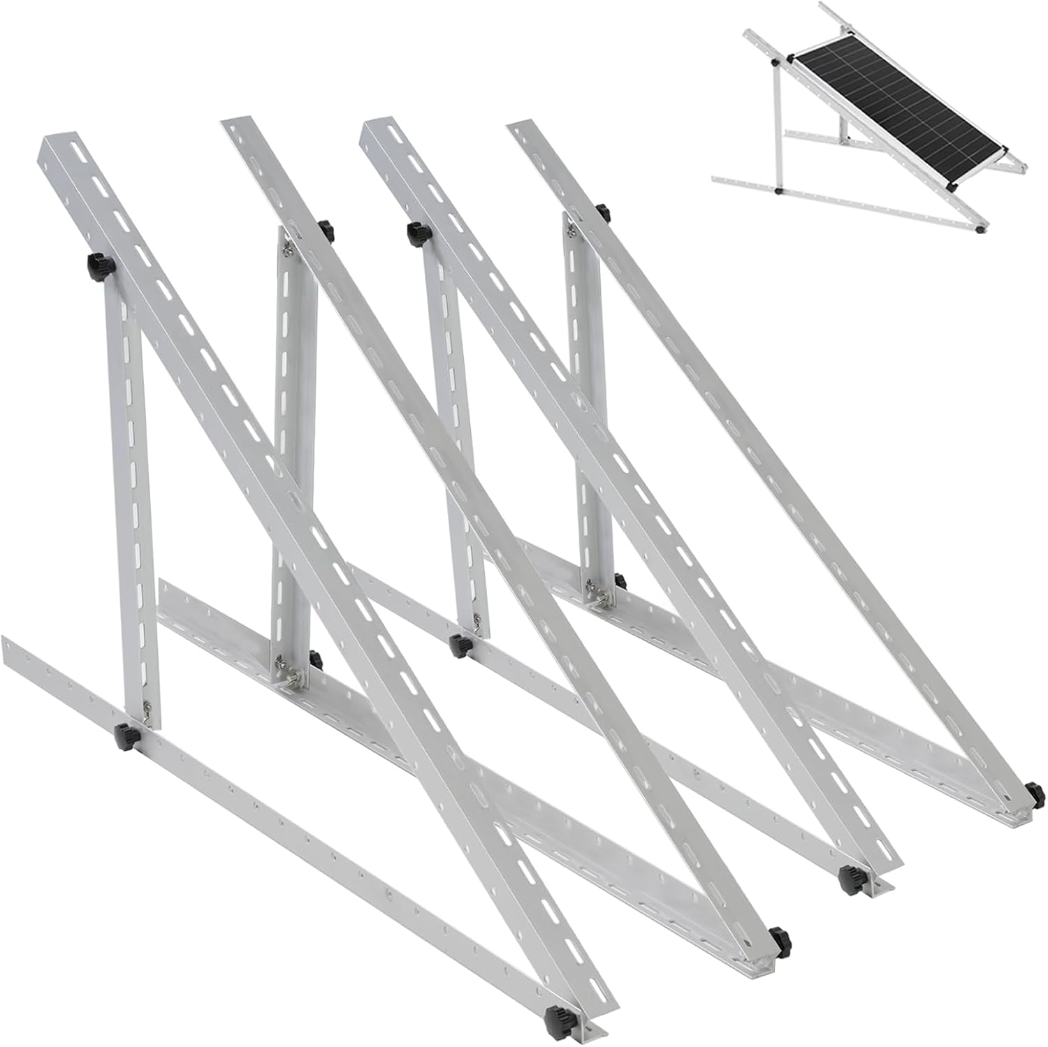 Detalle de AeternaSol RXZER23 Adjustable Solar Panel Tilt Mount, 45-Inch Aluminium