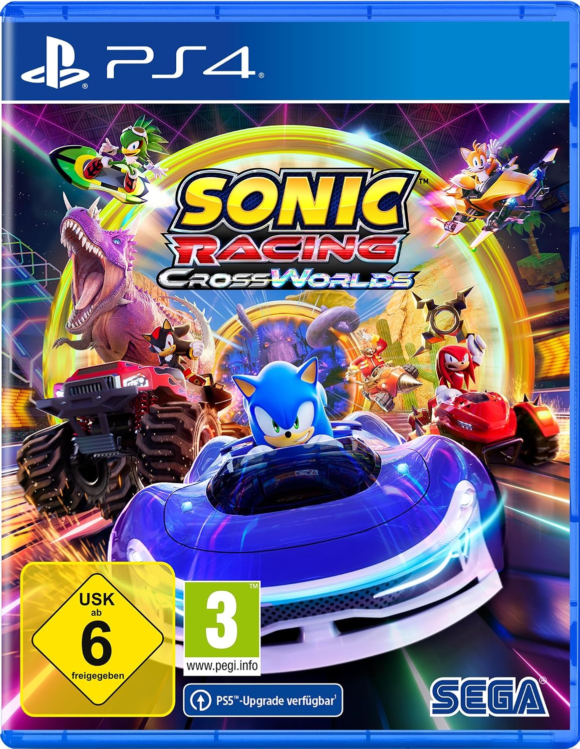 Detalle de Sonic Racing: CrossWorlds (PS4) – Vielseitiges Rennabenteuer von Sonic