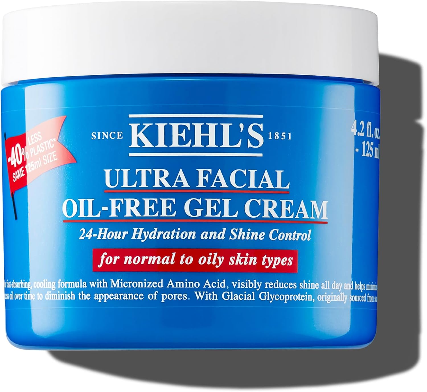 Detalle de KIEHL'S Ultra Facial Oil-Free Gel Cream: crema in gel idratante per pelli normali a grasse