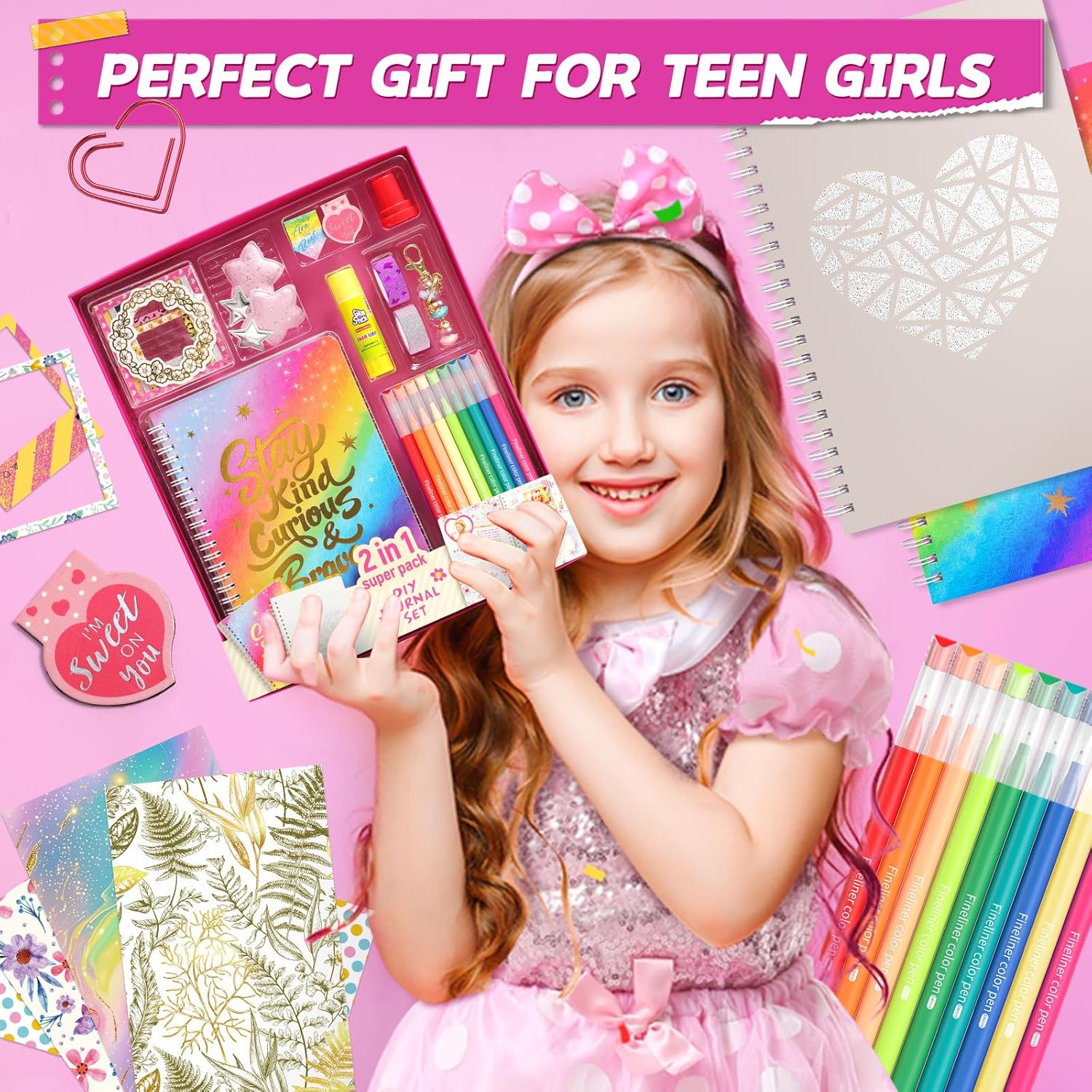 Thumbnail 6 de Mega Journal Kit for Teenage Girls 2-Pack