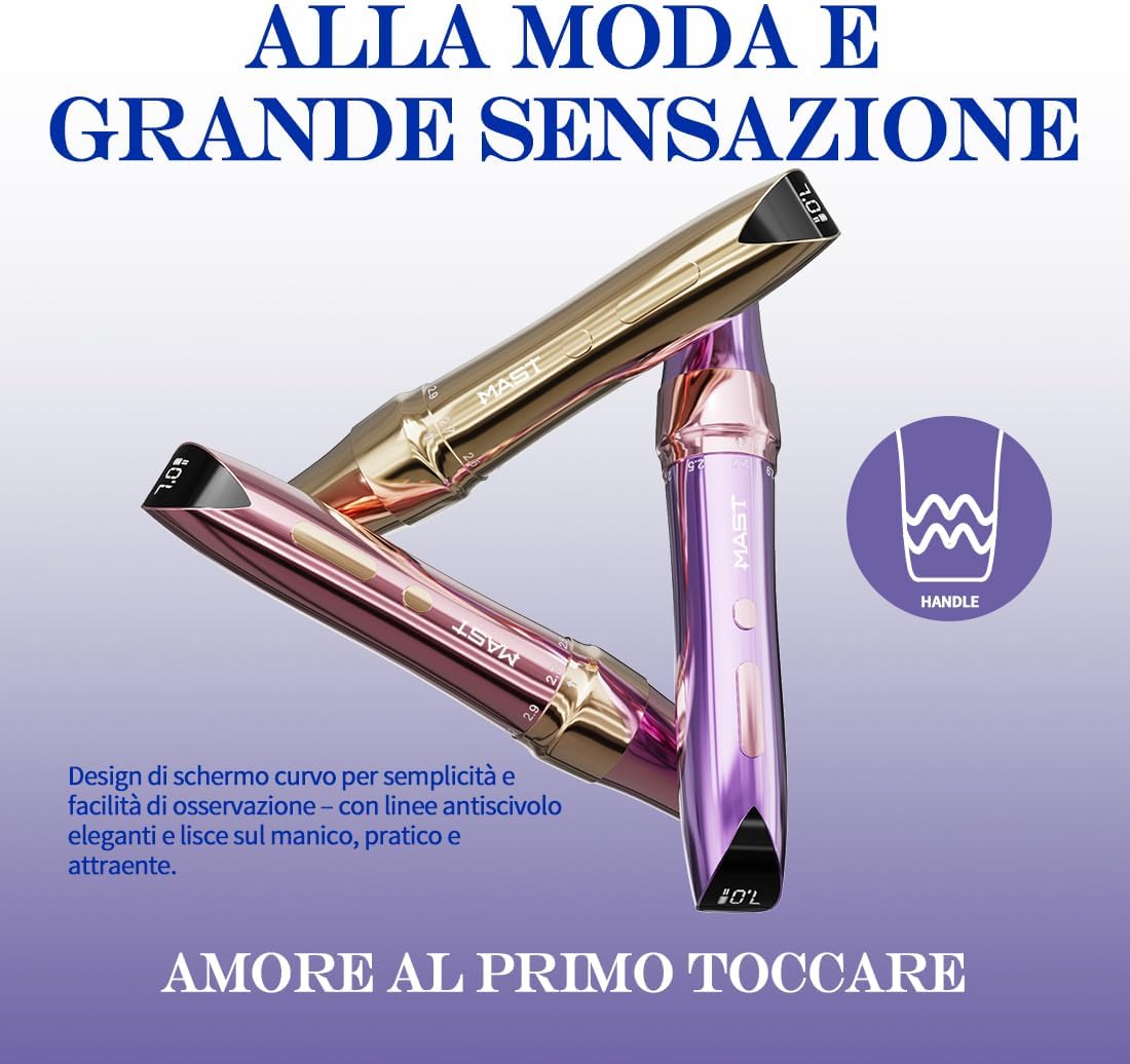 Thumbnail 5 de Mast P60 Penna per Tatuaggi Rotativa Senza Fili: versatilità, ergonomia e controllo su 2,2–3,2 mm