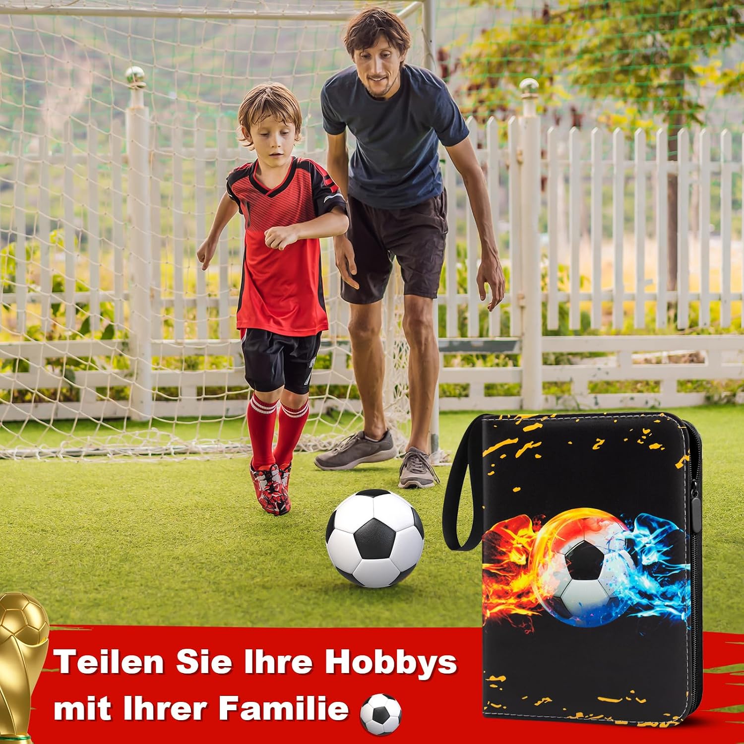 Thumbnail 6 de Fußball Sammelalbum mit 400 Karten