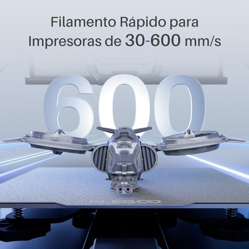 Detalle 2 de ELEGOO Filamento PLA+ de Alta Velocidad 1.75 mm, 1 KG – Negro